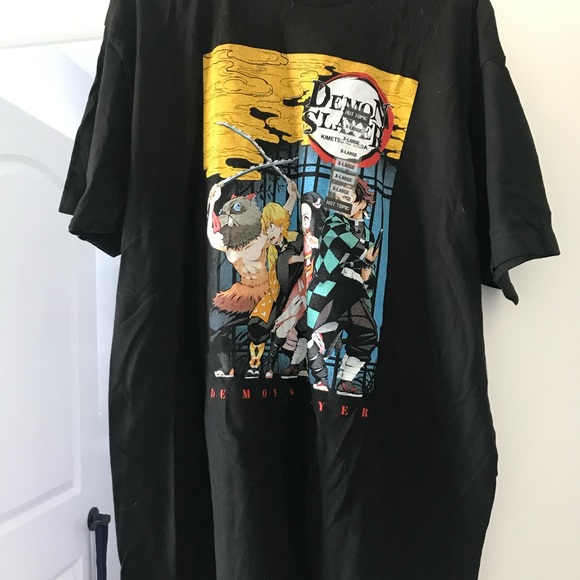 NWT Black Demon Slayer Anime Men’s T-Shirt, Sz XL - Picture 7 of 9